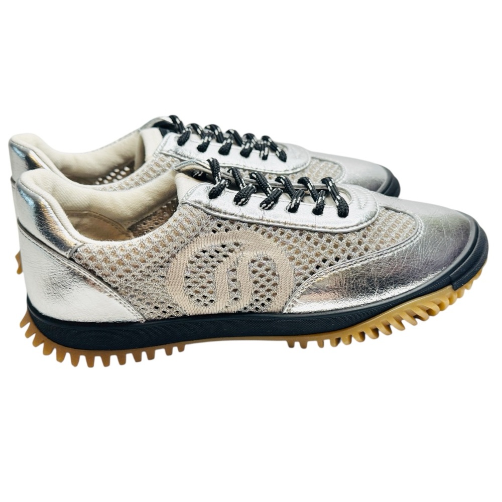 Stella McCartney Women’s S Wave Sport Kneet Mesh Sneakers. Size 36